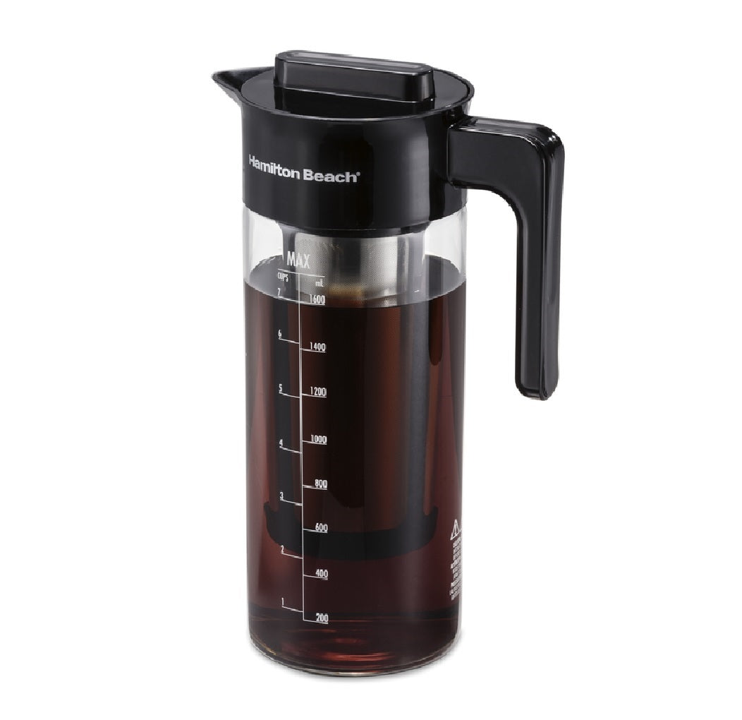 Hamilton Beach 40405 Cold Brew Coffee Maker, Black/Clear