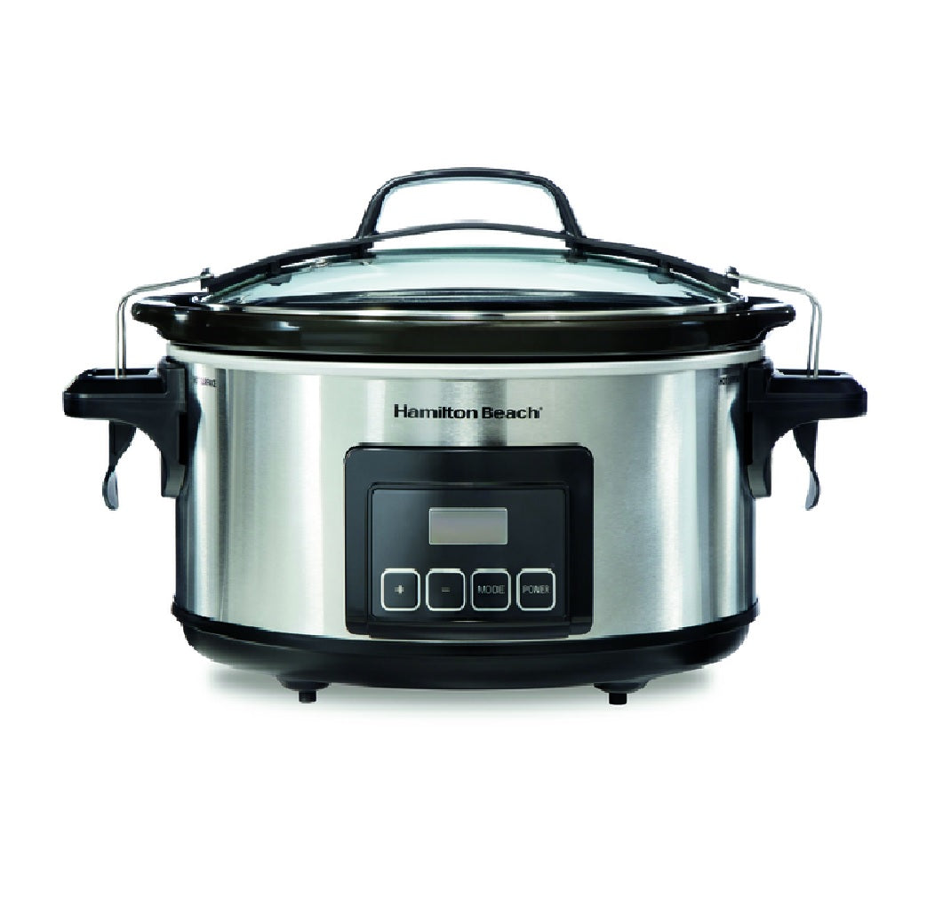 Hamilton Beach 33561 Slow Cooker, Stainless Steel