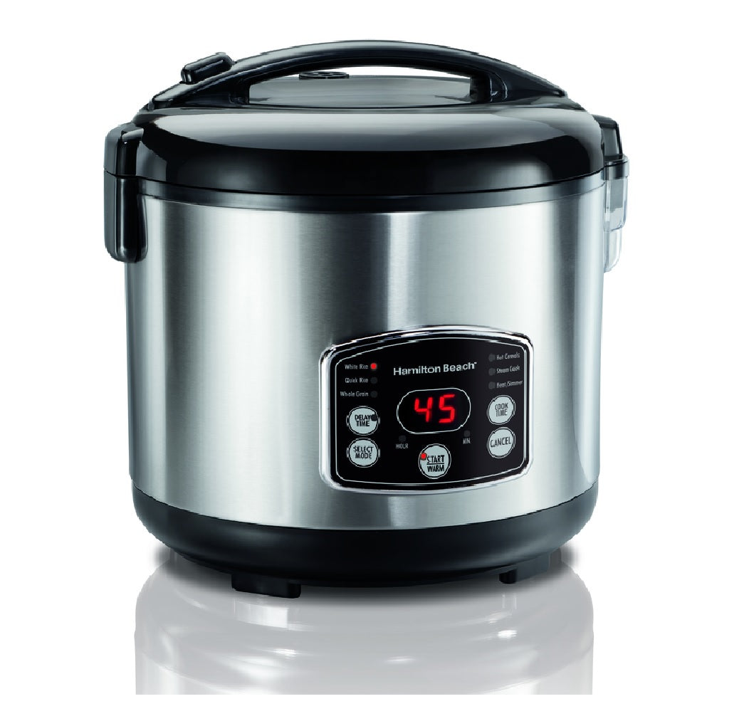 Hamilton Beach 37548 Programmable Rice Cooker, Silver