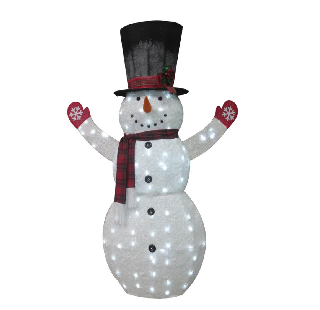 Celebrations 54530-71 Christmas Snowman With Black Hat And Scarf