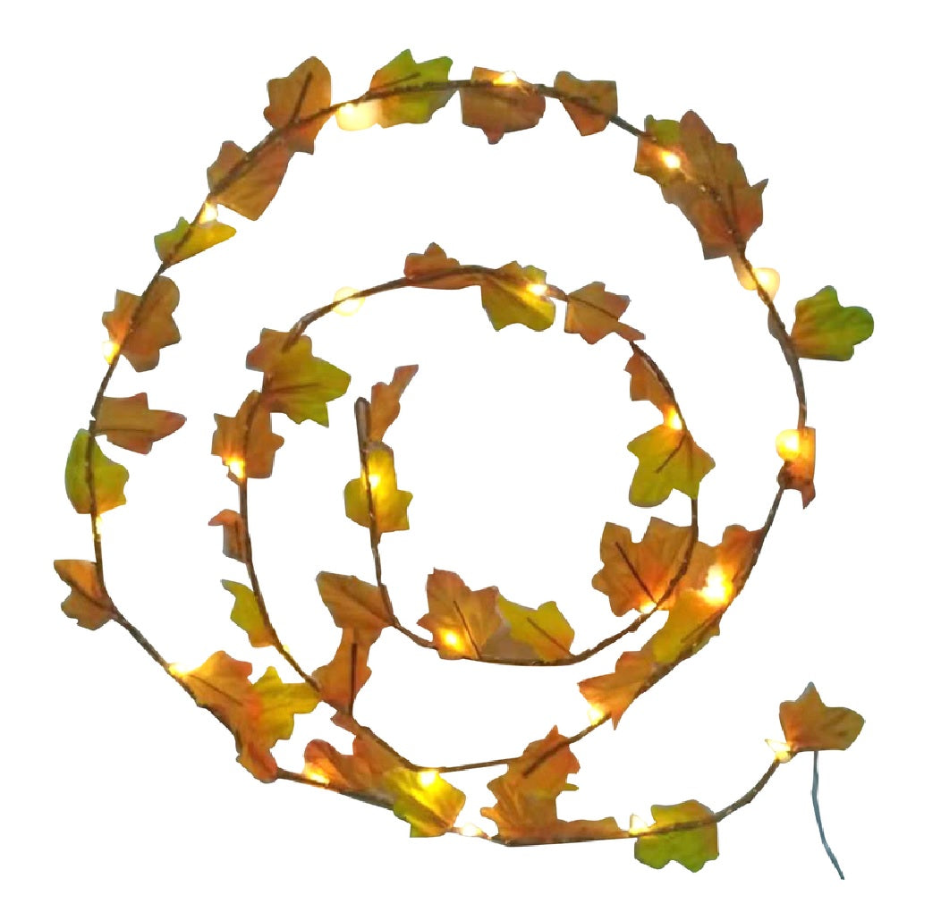 Celebrations 34814-71 Lighted Maple Leaf Halloween Lights