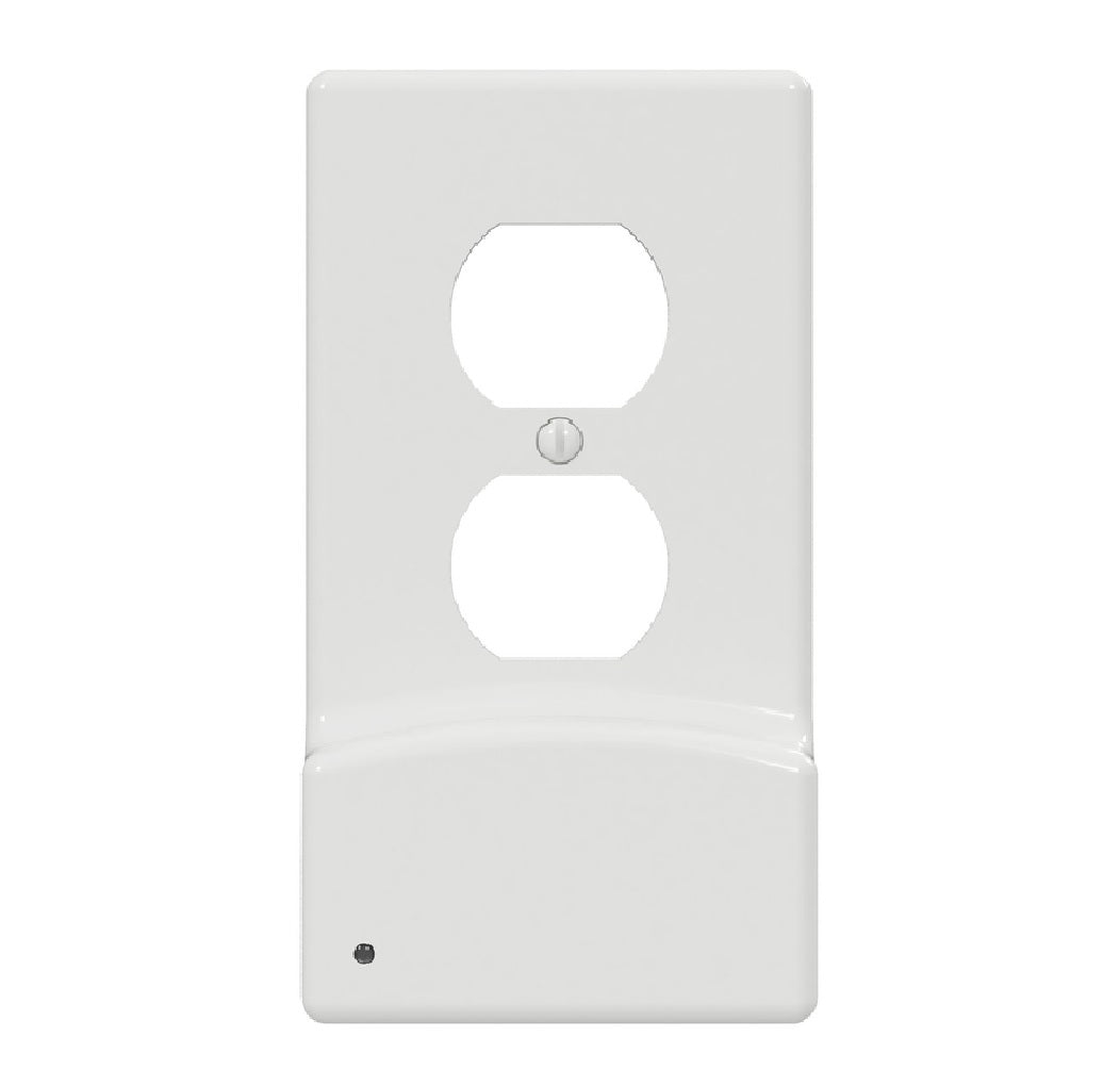 Westek LCR-UCDO-W LumiCover Duplex USB Nightlight Wall Plate