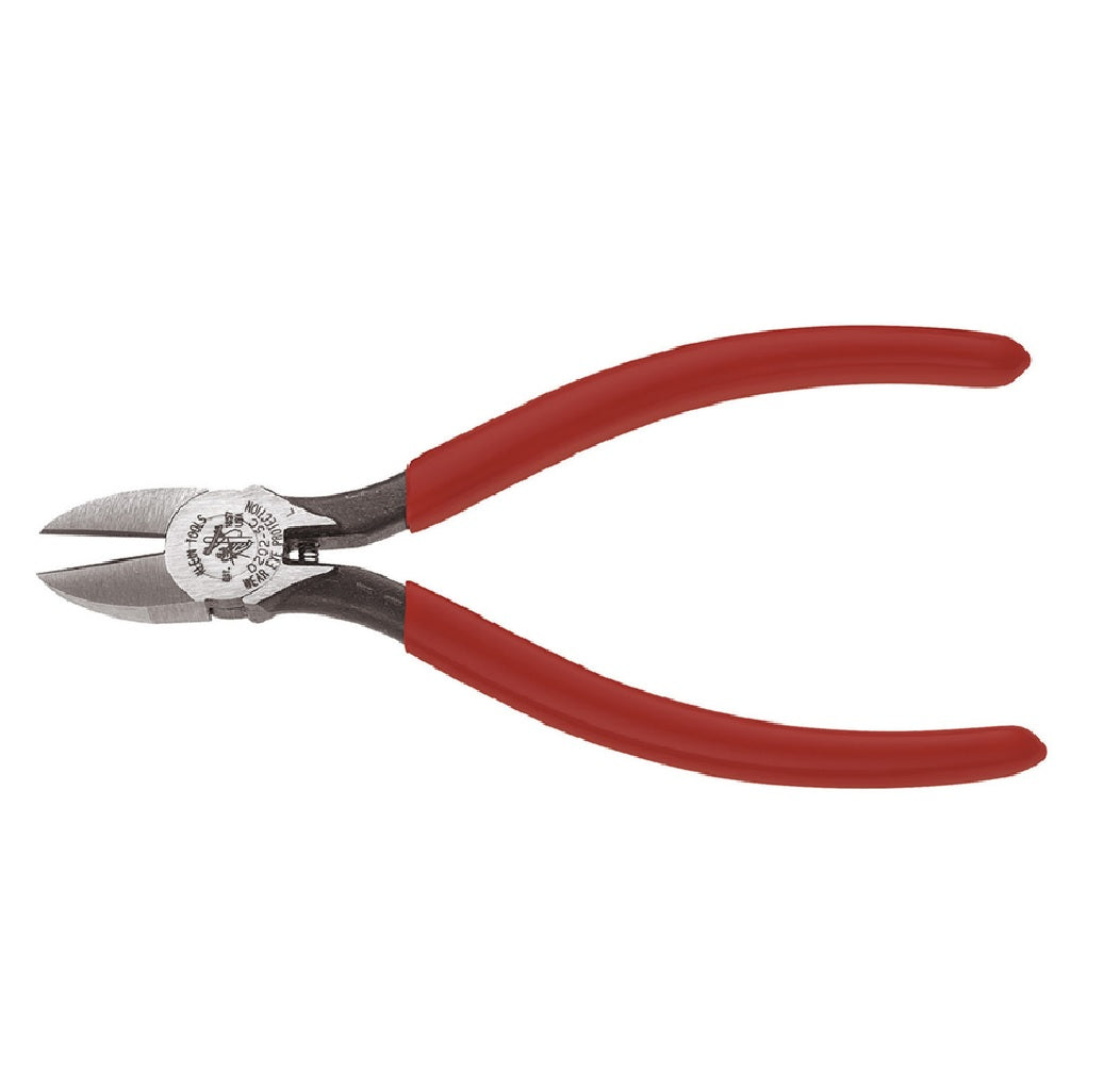 Klein Tools D202-6 Standard Diagonal Cutting Pliers, Red