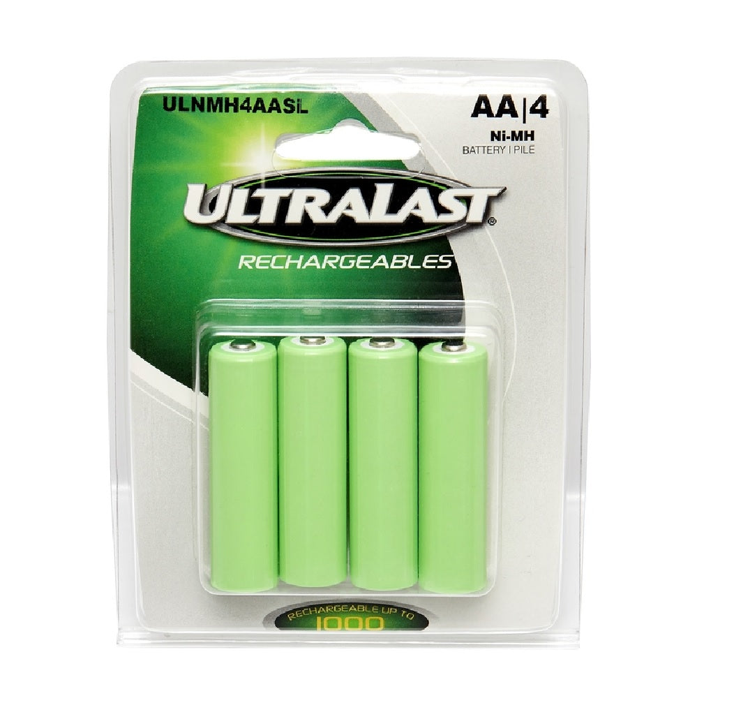 Ultralast ULNMH4AASL AA Solar Rechargeable Battery