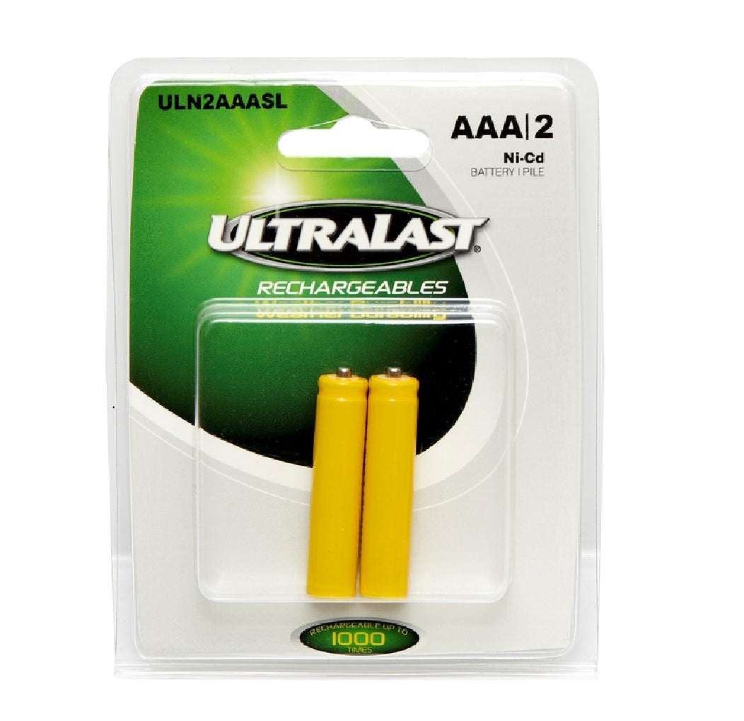 Ultralast ULN2AAASL AAA Solar Rechargeable Battery