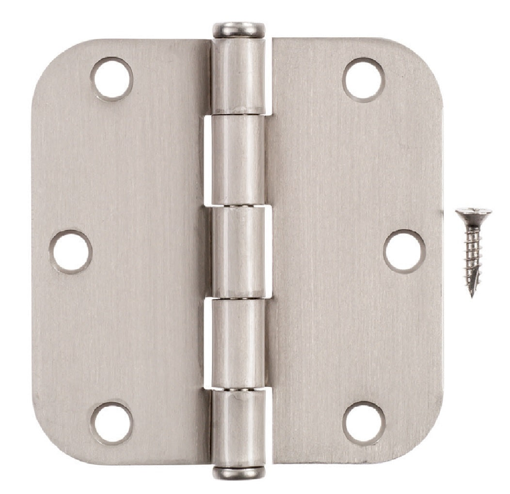 Hampton 01-3550-195 Residential Door Hinge, Satin Nickel