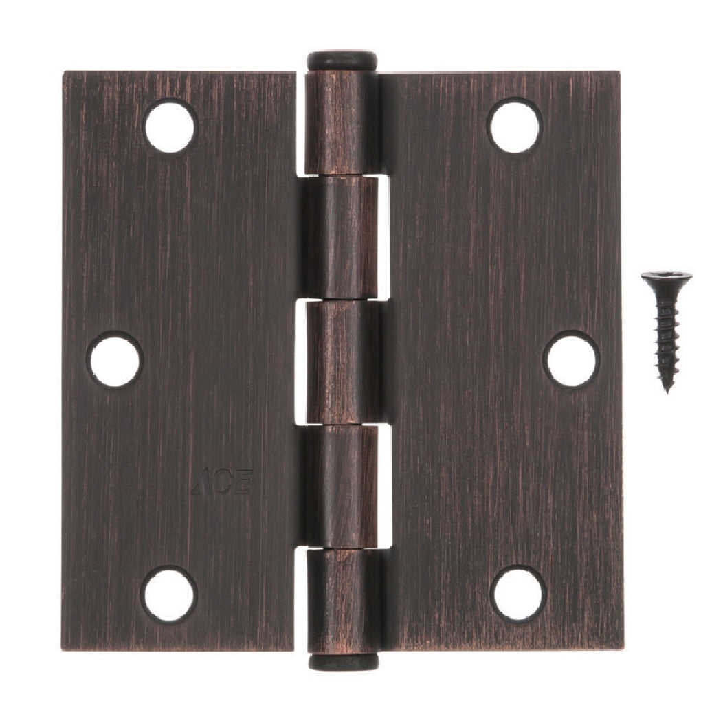 Hampton 01-3550-196 Residential Door Hinge, Oil Rubbed Bronze