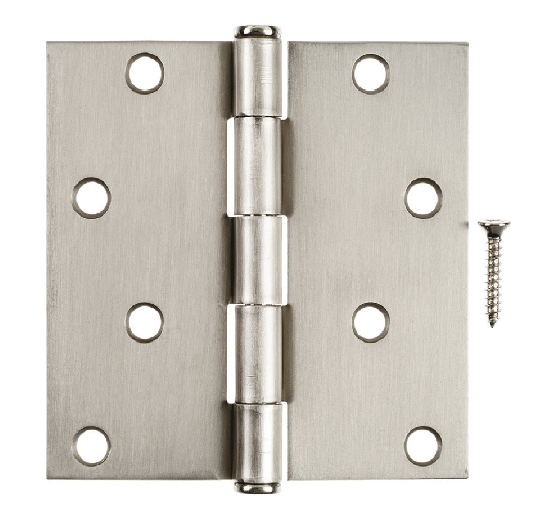 Hampton 01-3550-293 Residential Door Hinge, Satin Nickel