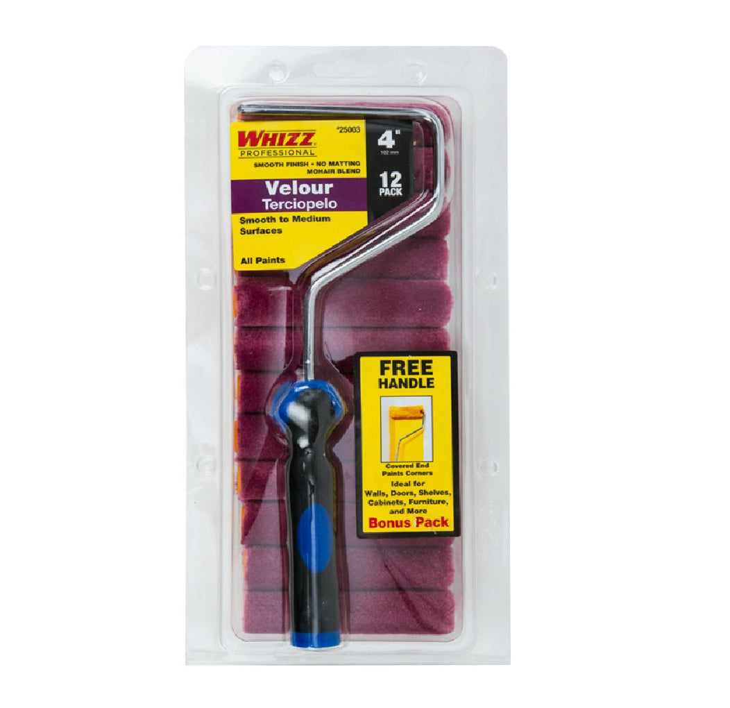 Whizz 25003F Mini Roller Handle, Velour