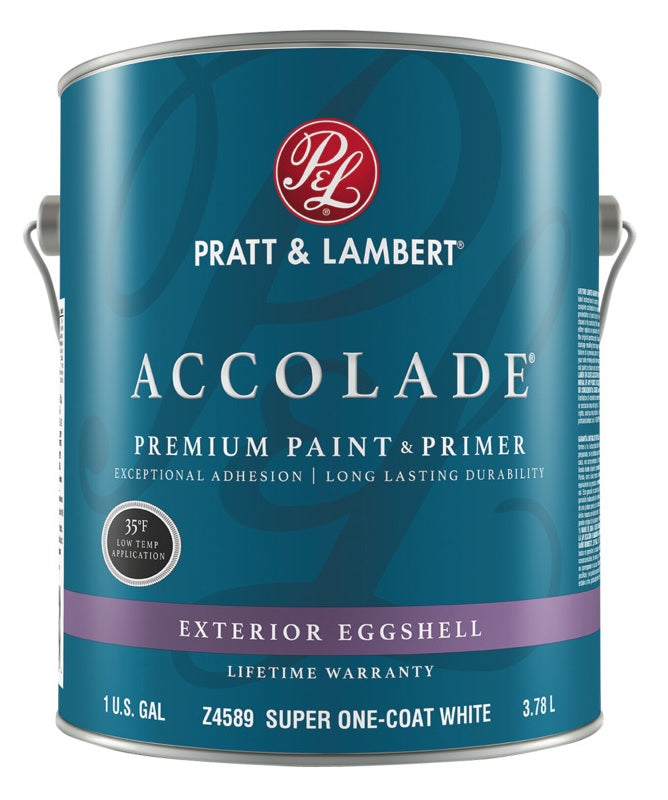 Pratt & Lambert 0000Z4589-16 Accolade Exterior Premium Paint & Primer, 1 Gallon