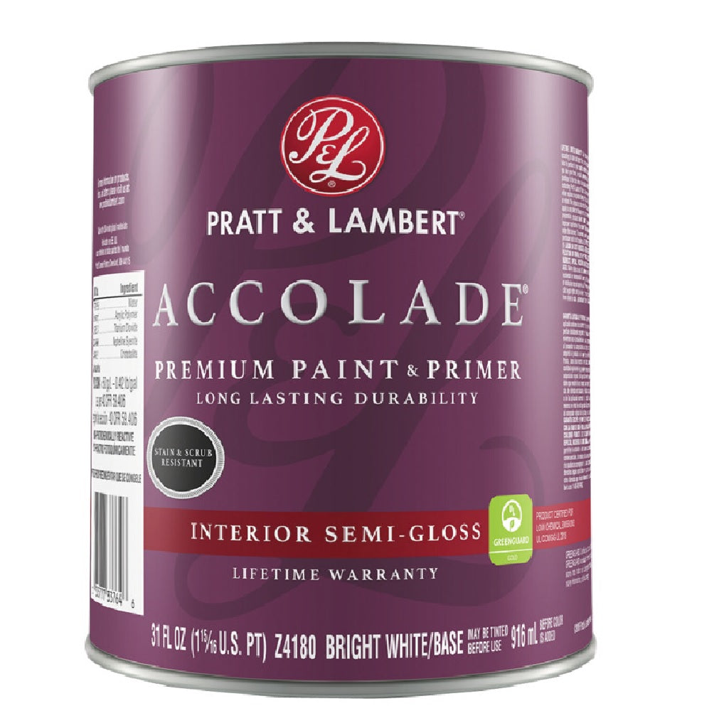 Pratt & Lambert 0000Z4180-14 Accolade Premium Paint & Primer, 31 Oz