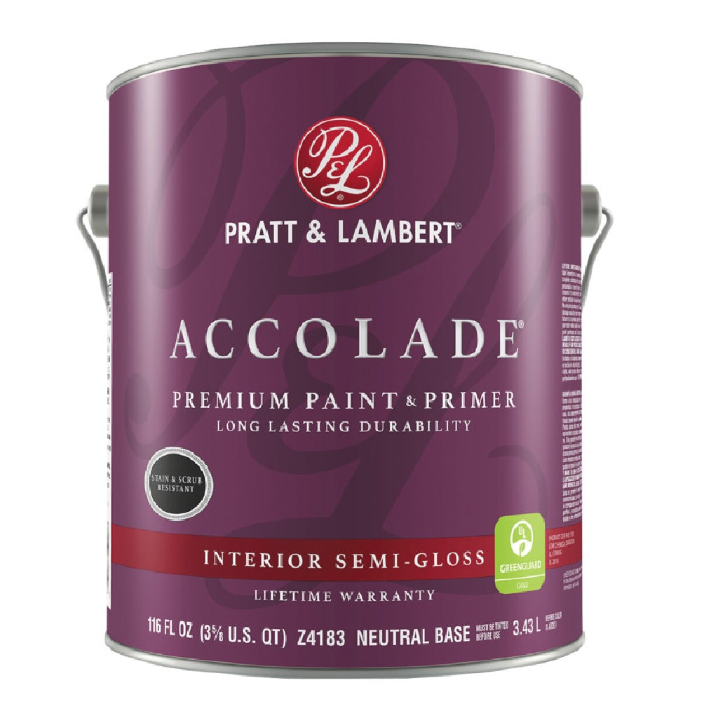 Pratt & Lambert 0000Z4183-16 Accolade Premium Paint & Primer, 116 Oz