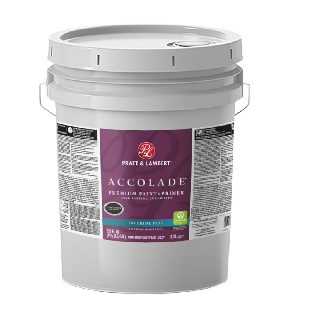 Accolade 0000Z4680-20 Flat Latex Interior Paint, 5 Gal.