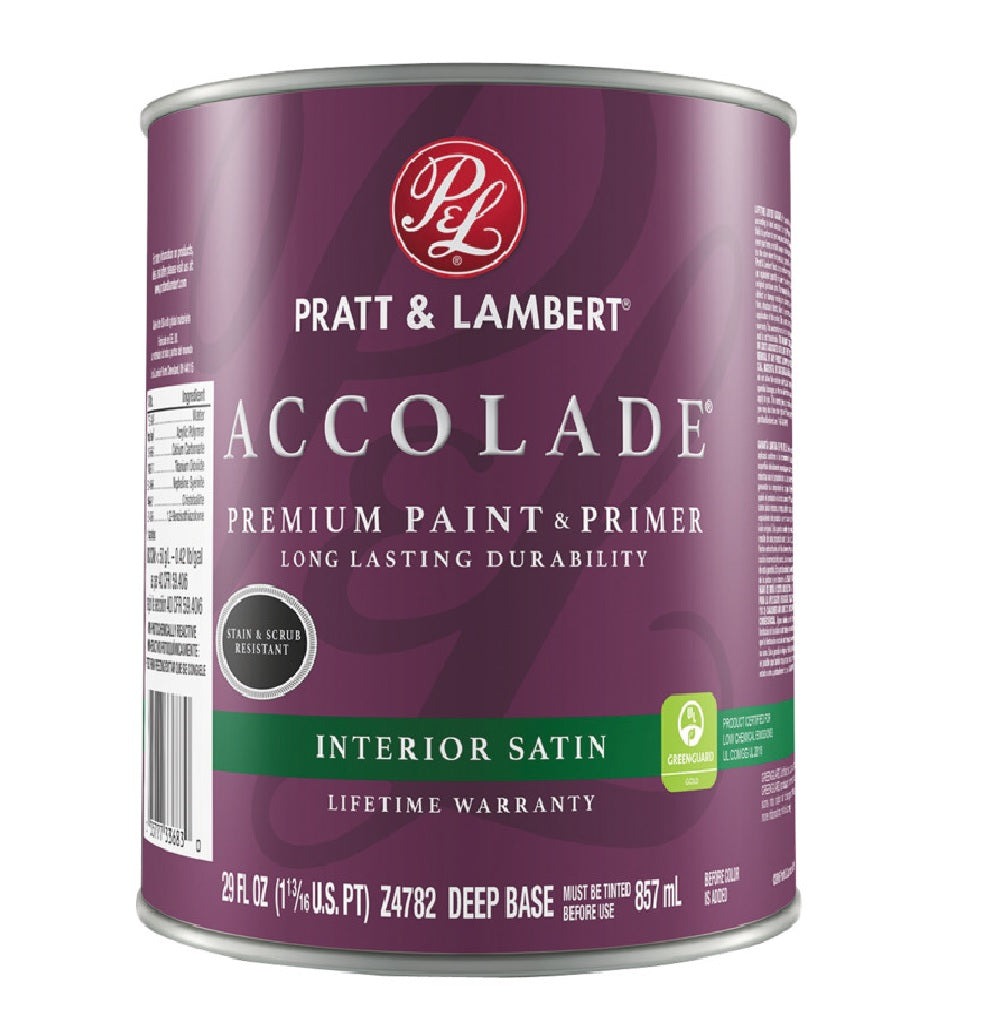 Accolade 0000Z4782-14 Satin Latex Interior Paint, 1 Qt.