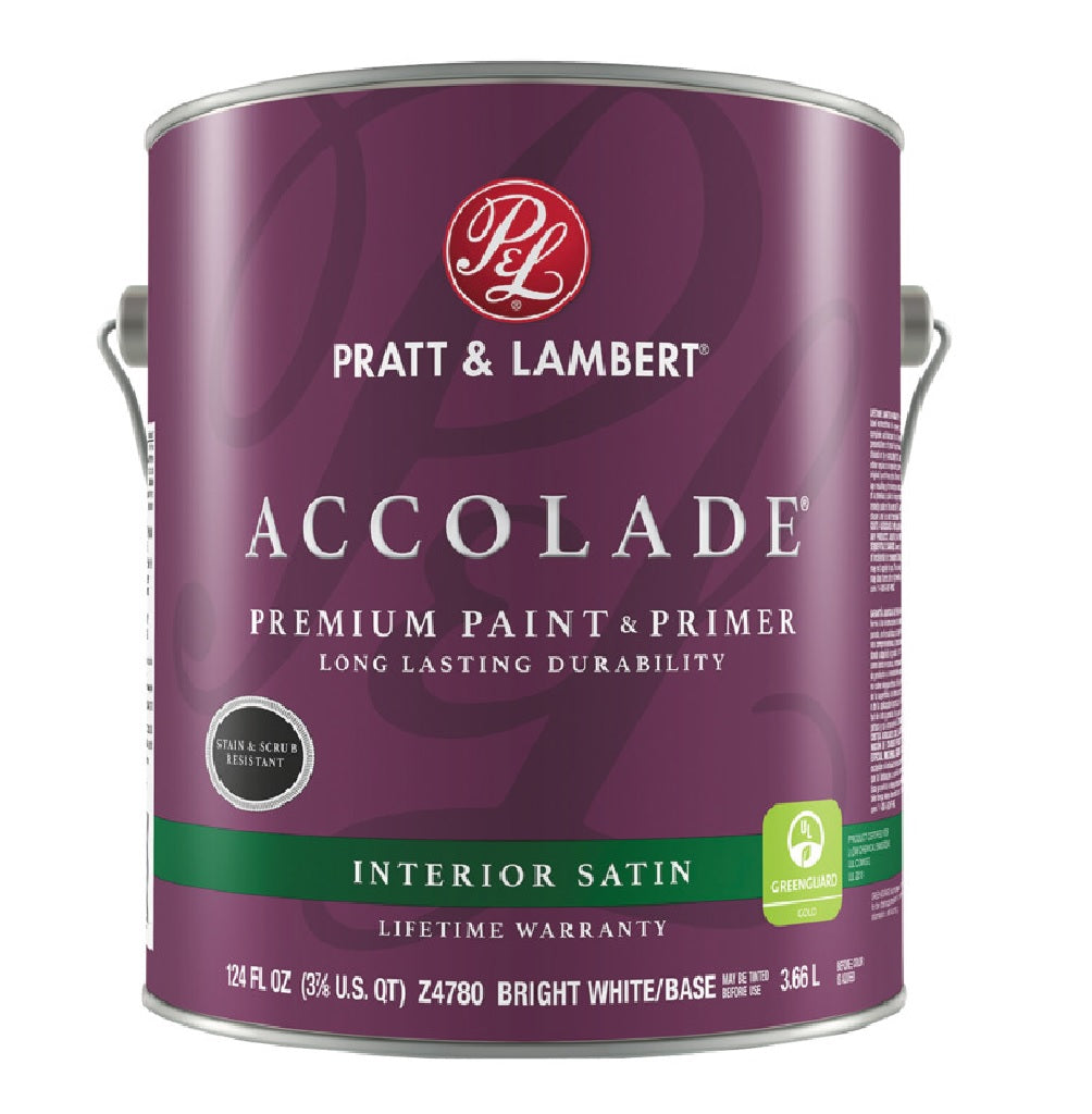 Pratt & Lambert 0000Z4780-16 Accolade Premium Paint & Primer, 124 Oz