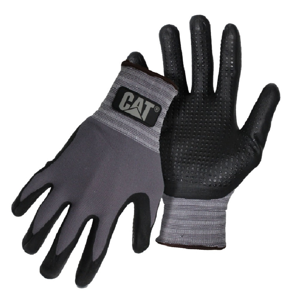 Cat CAT017419M Dipped And Dotted Nitrile Coated Palm Gloves