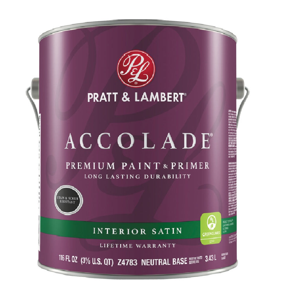 Pratt & Lambert 0000Z4783-16 Accolade Premium Paint & Primer, 116 Oz