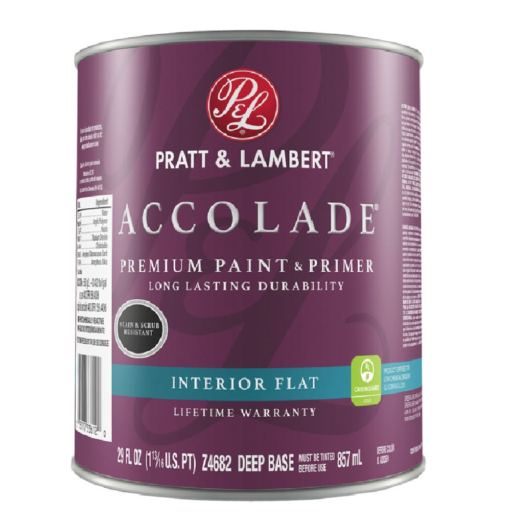 Accolade 0000Z4682-14 Flat Latex Interior Paint, 1 Qt.