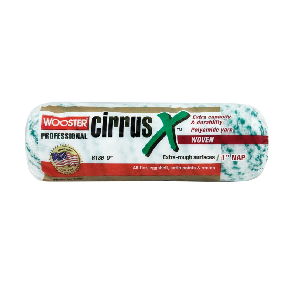Wooster R186-9 Cirrus Nap Roller Cover, 1 Inch