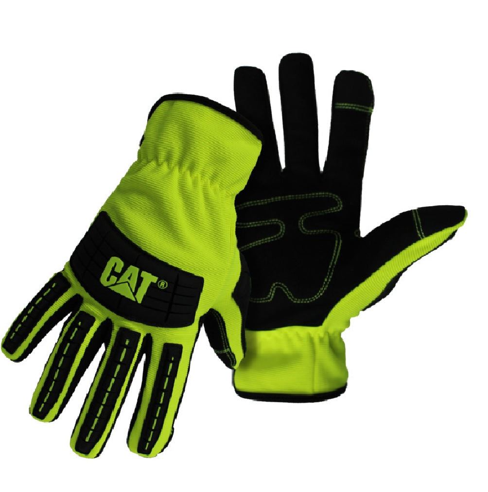 Cat CAT012250L High Impact Palm Glove, Green