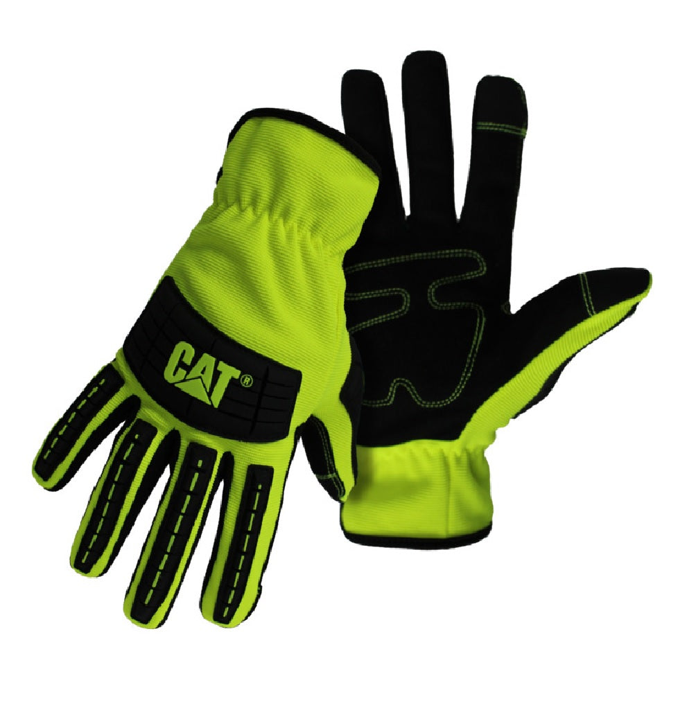 Cat CAT0122502X High Impact Palm Glove, Green