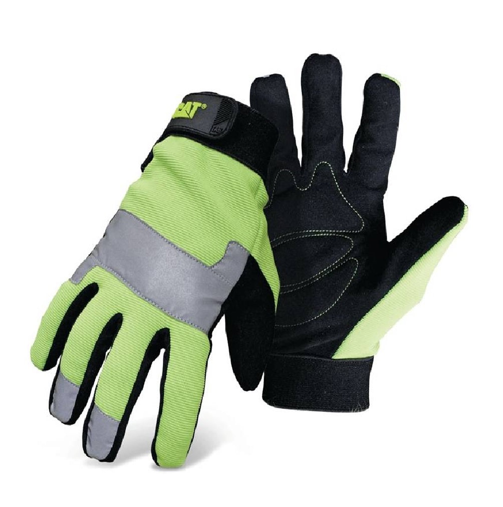 Cat CAT012214M High-Visibility Utility Gloves, Medium