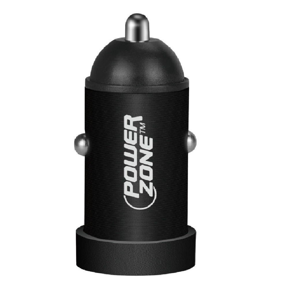 Powerzone KL-062CU Dual USB Car Charger, Aluminium Alloy