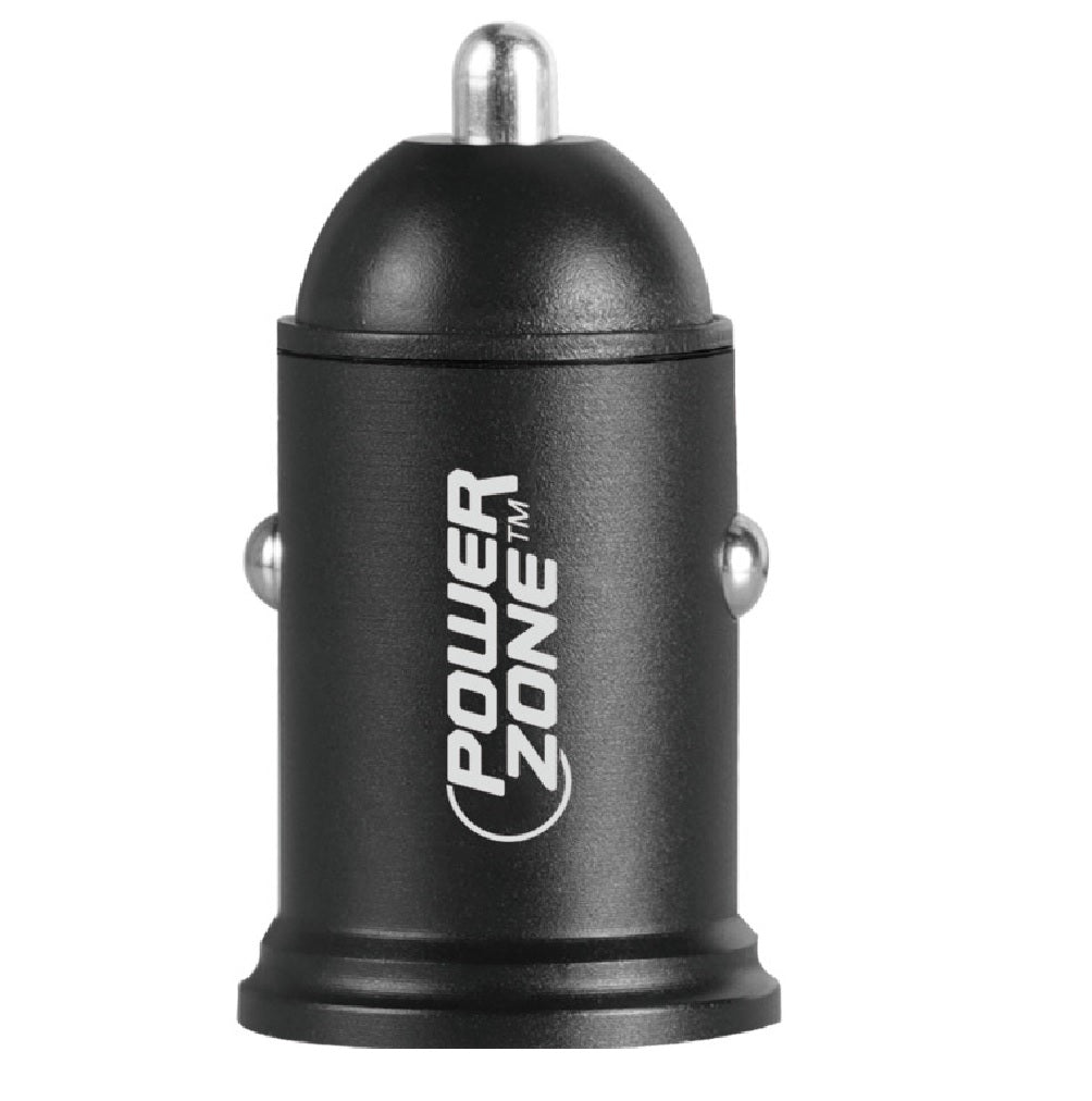 Powerzone KL-065CU Dual USB Car Charger, Aluminium Alloy