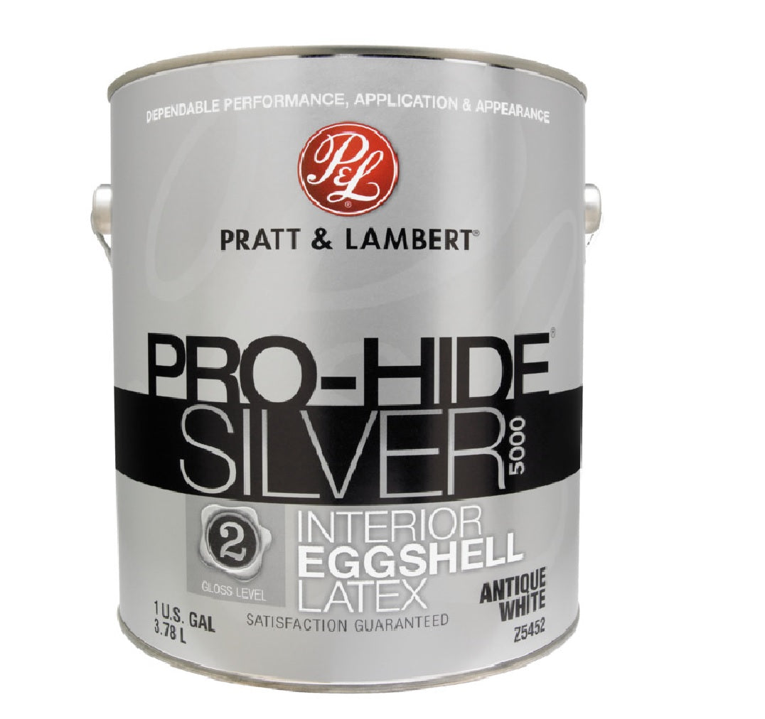 Pratt & Lambert 0000Z5452-16 Pro-Hide Silver 5000 Interior Paint, 1 Gallon