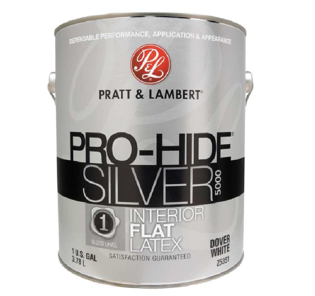 Pro-Hide 0000Z5351-16 Silver Latex Flat Interior Paint