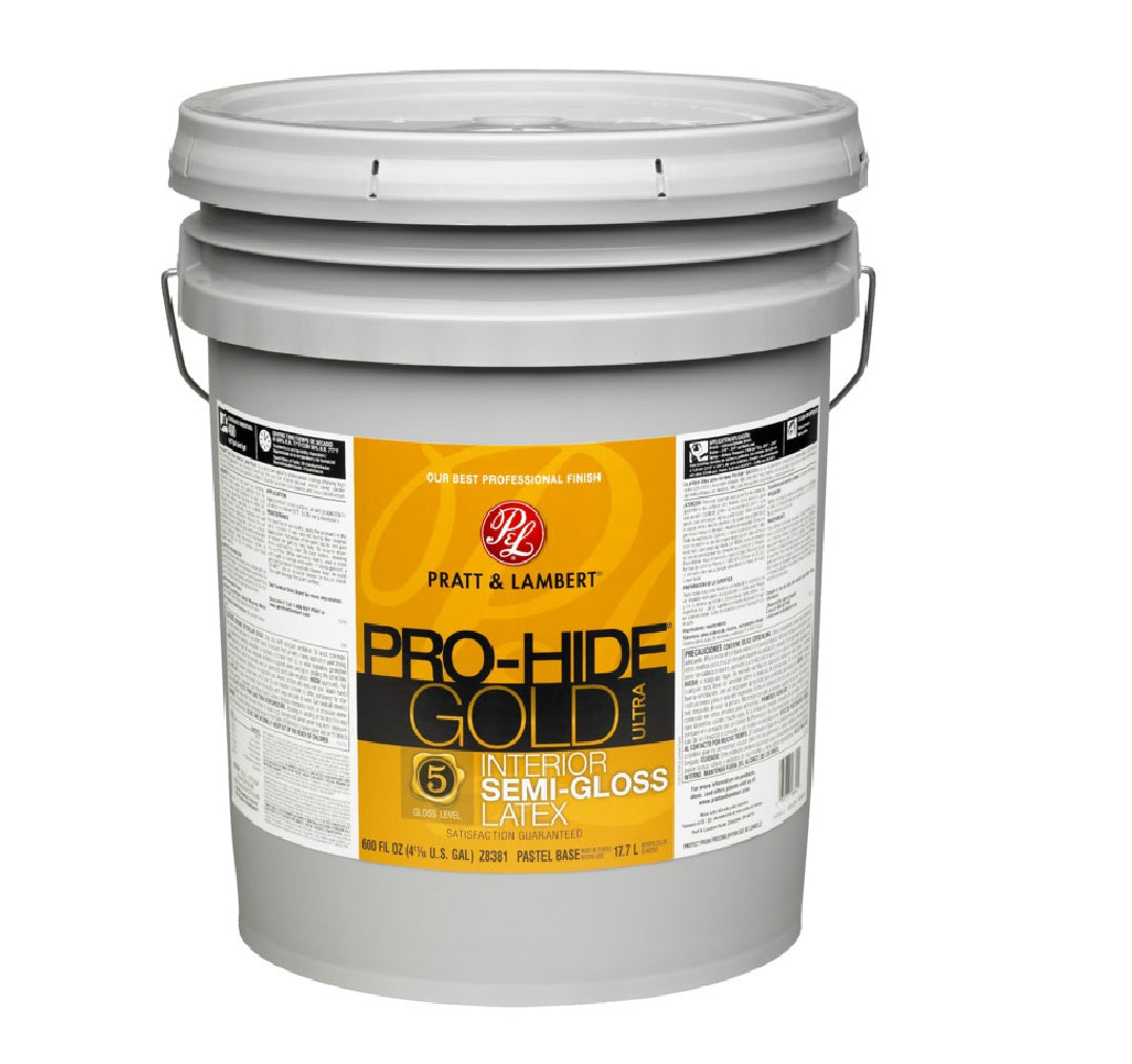 Pratt & Lambert 0000Z8381-20 Pro-Hide Gold Ultra Interior Paint, 5 Gallon