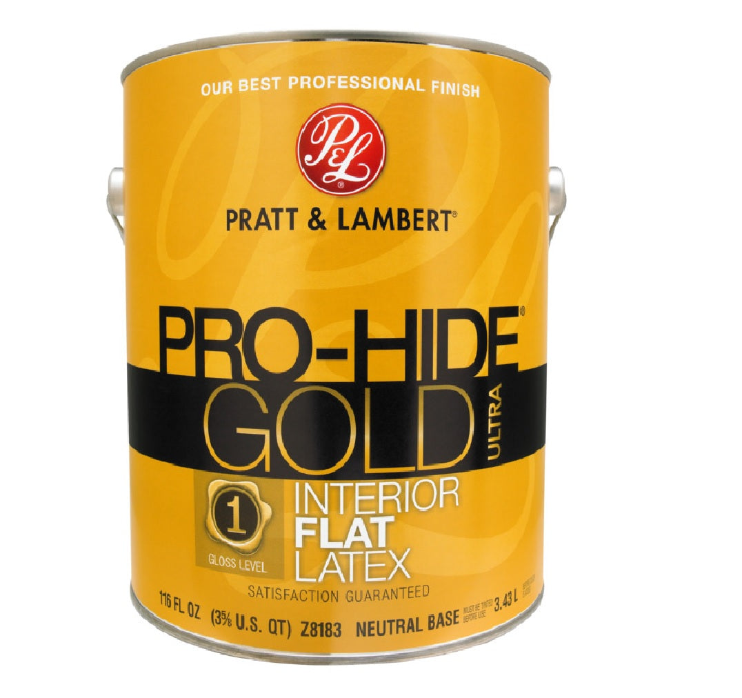 Pratt & Lambert 0000Z8183-16 Pro-Hide Gold Ultra Interior Paint, 1 Gallon