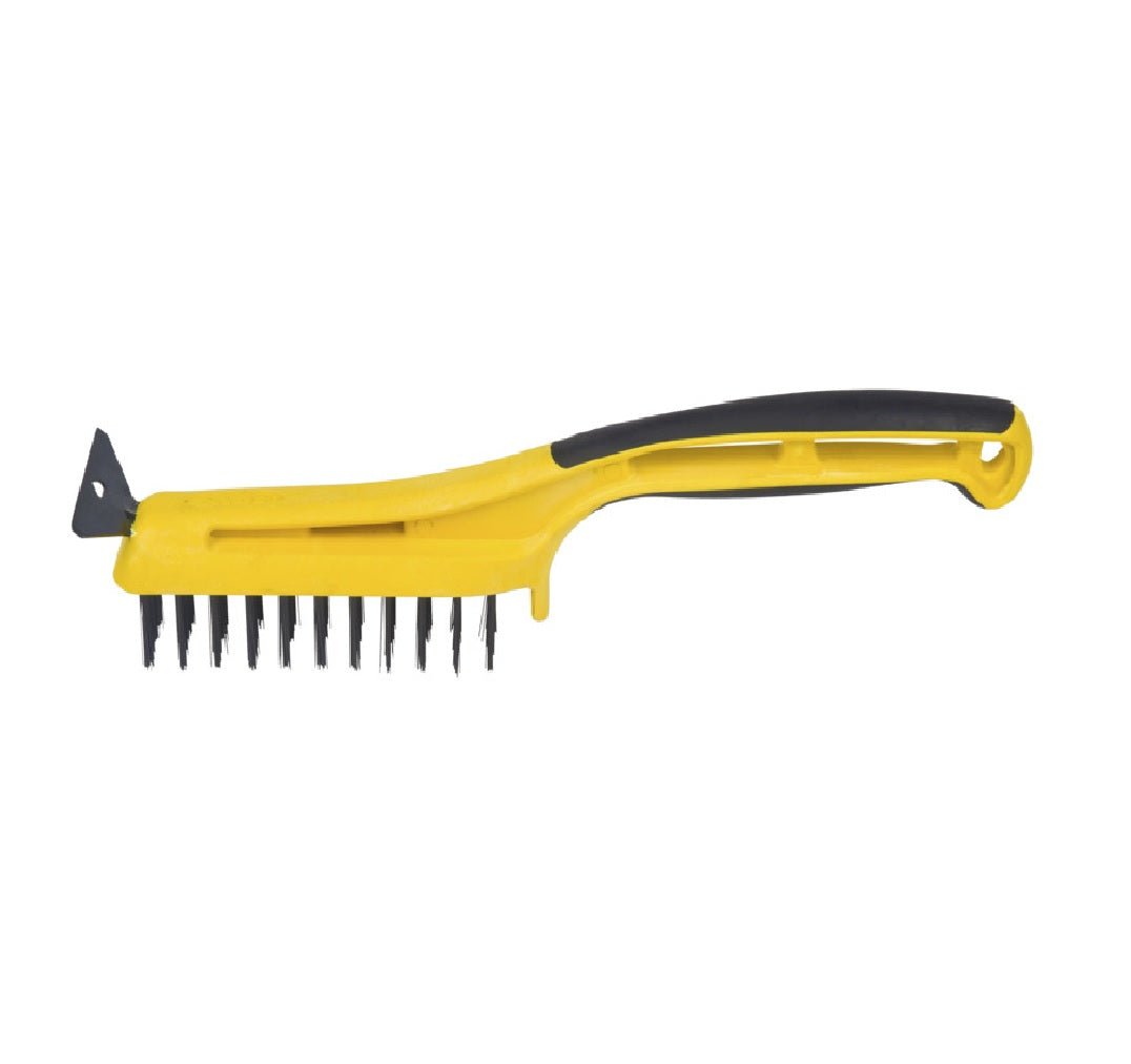 Hyde 46805 Stiff Wire Stripping Brush With Scraper