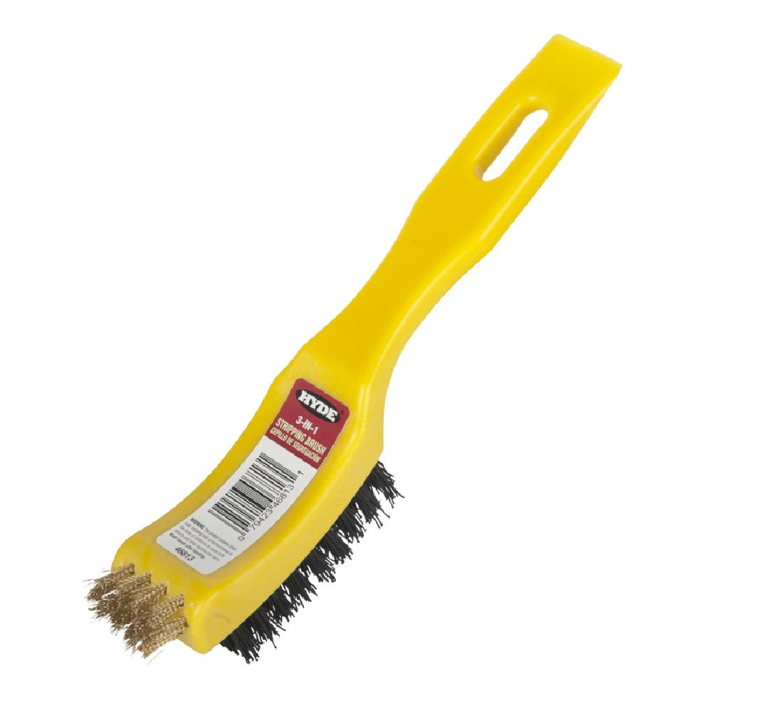 Hyde 46813 Stripping Paint Brush, 3 In 1