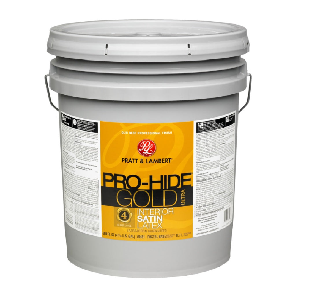 Pratt & Lambert 0000Z9481-20 Pro-Hide Gold Ultra Interior Paint, 5 Gallon