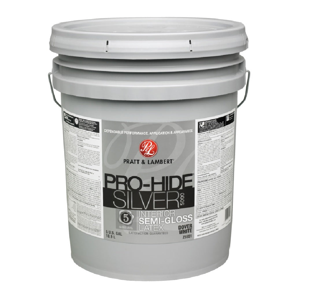 Pro-Hide 0000Z5551-20 Silver Semi-Gloss Latex Interior Paint