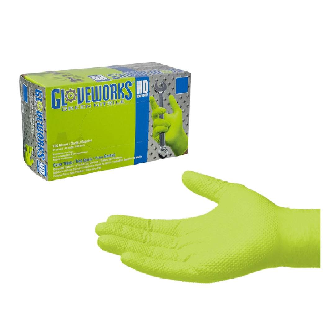 Gloveworks GWGN48100 Disposable Gloves, Medium
