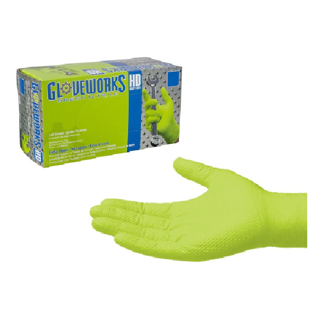 Gloveworks GWGN46100 Disposable Gloves, Large