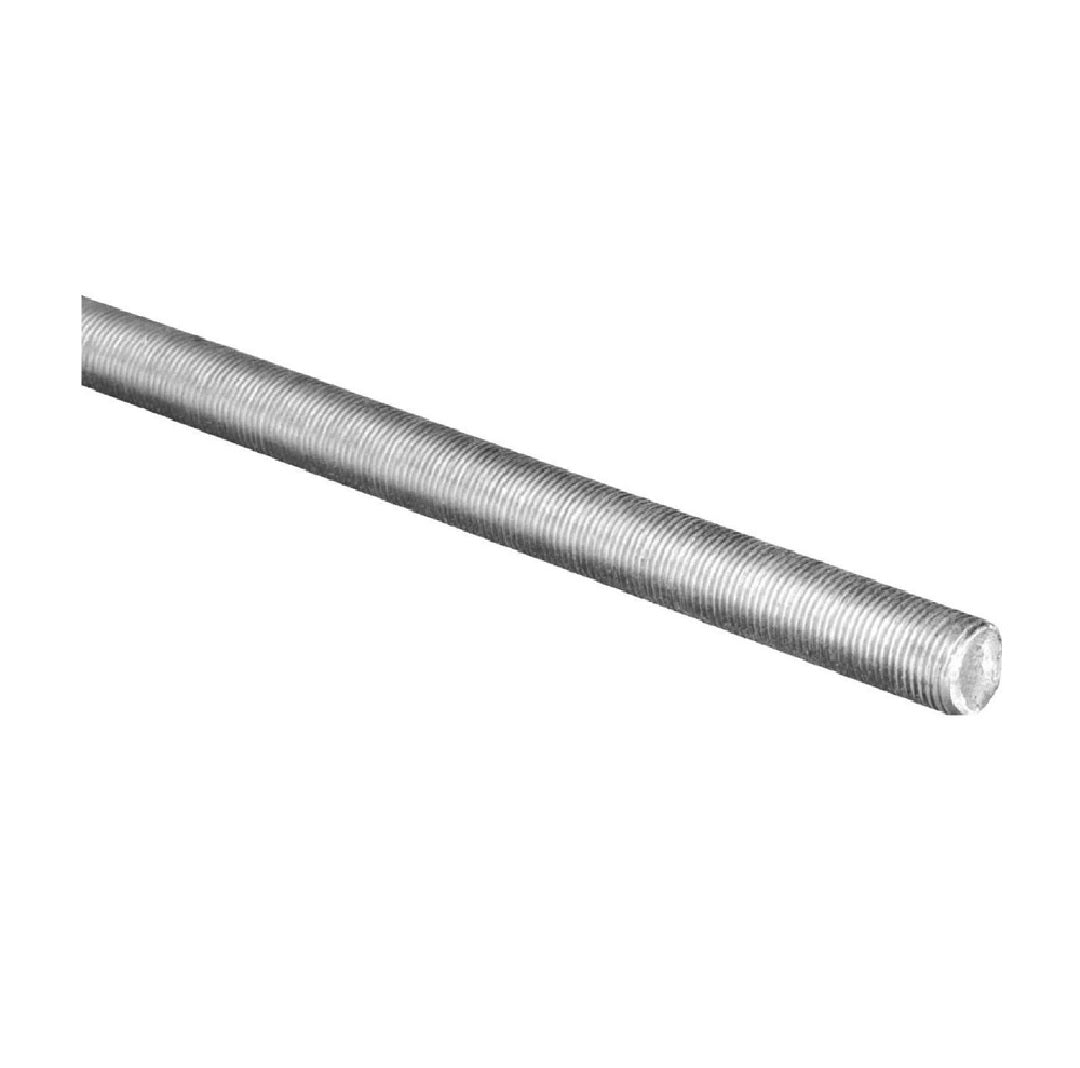 Hillman 12041 Galvanized Steel Threaded Rod, 72 Inch