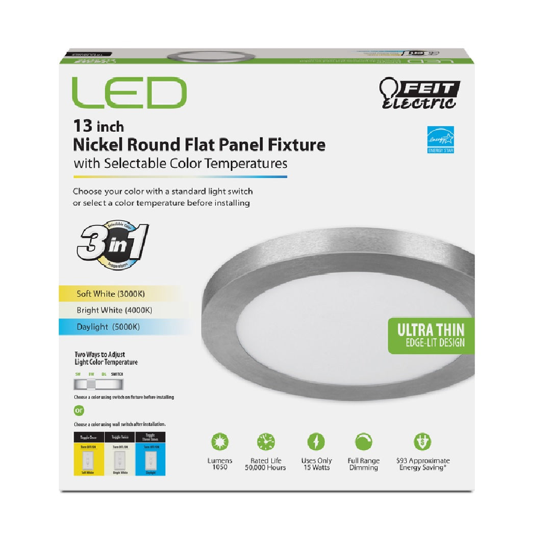 Feit Electric FP13/4WY/NK LED Flat Panel Light Fixture