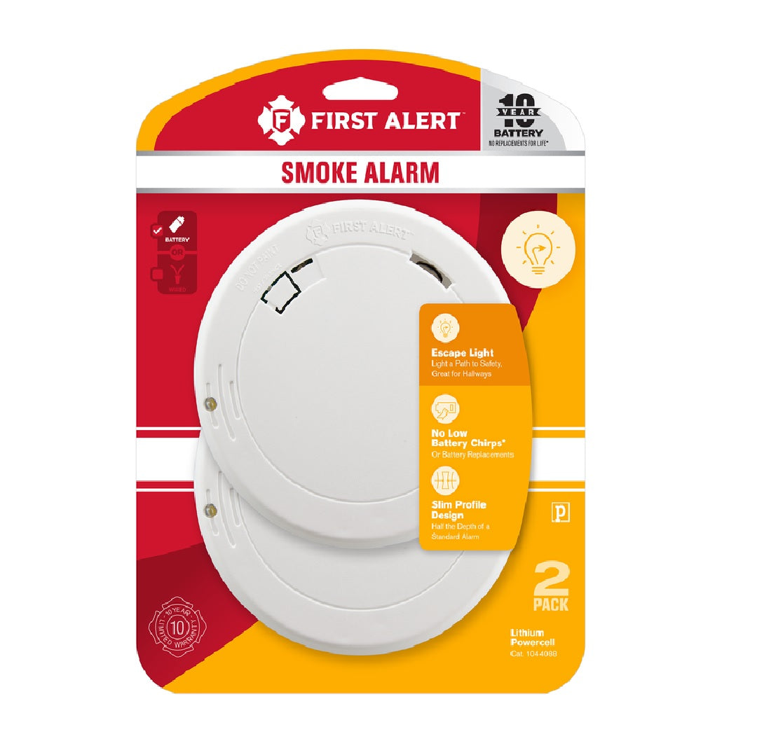 First Alert 1044088 Battery-Powered Photoelectric Smoke Detector