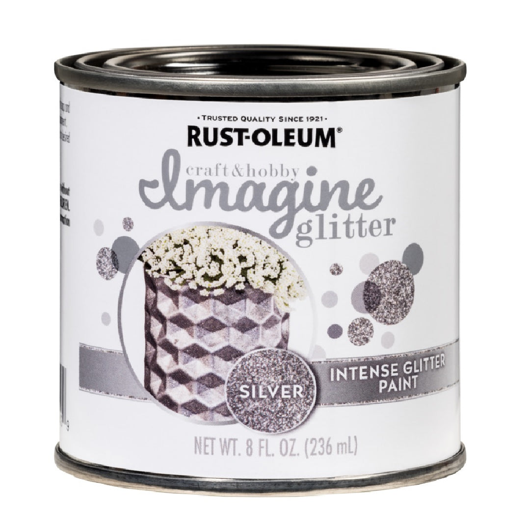 Rust-Oleum 345699 Intense Glitter Paint, Silver