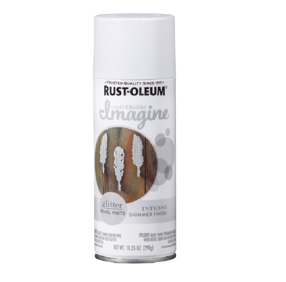 Rust-Oleum 345706 Glitter Spray Paint, White