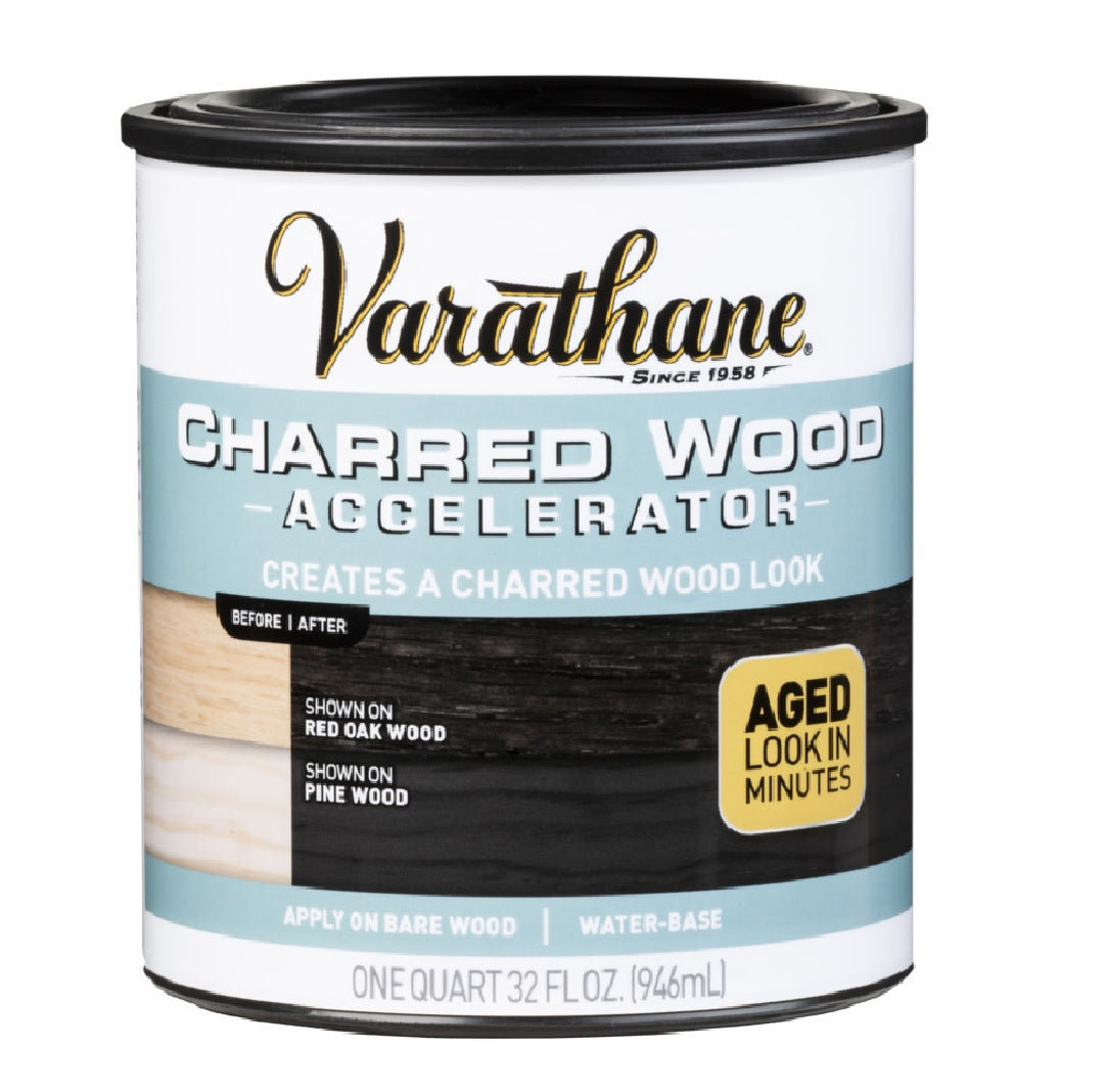 Rust-Oleum 347105 Charred Wood Accelerator, 1 Qt.