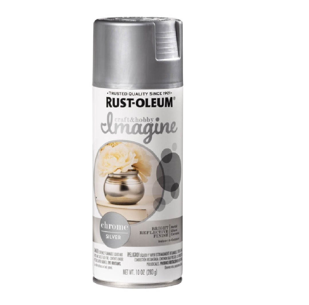 Rust-Oleum 353335 Chrome Spray Paint, Silver