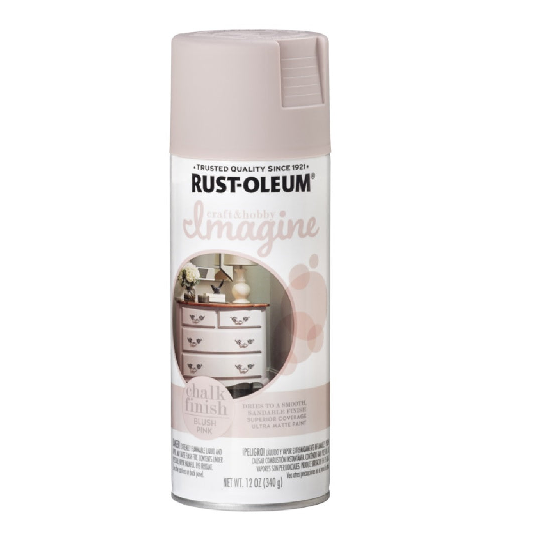 Rust-Oleum 353563 Chalk Spray Paint, Blush Pink