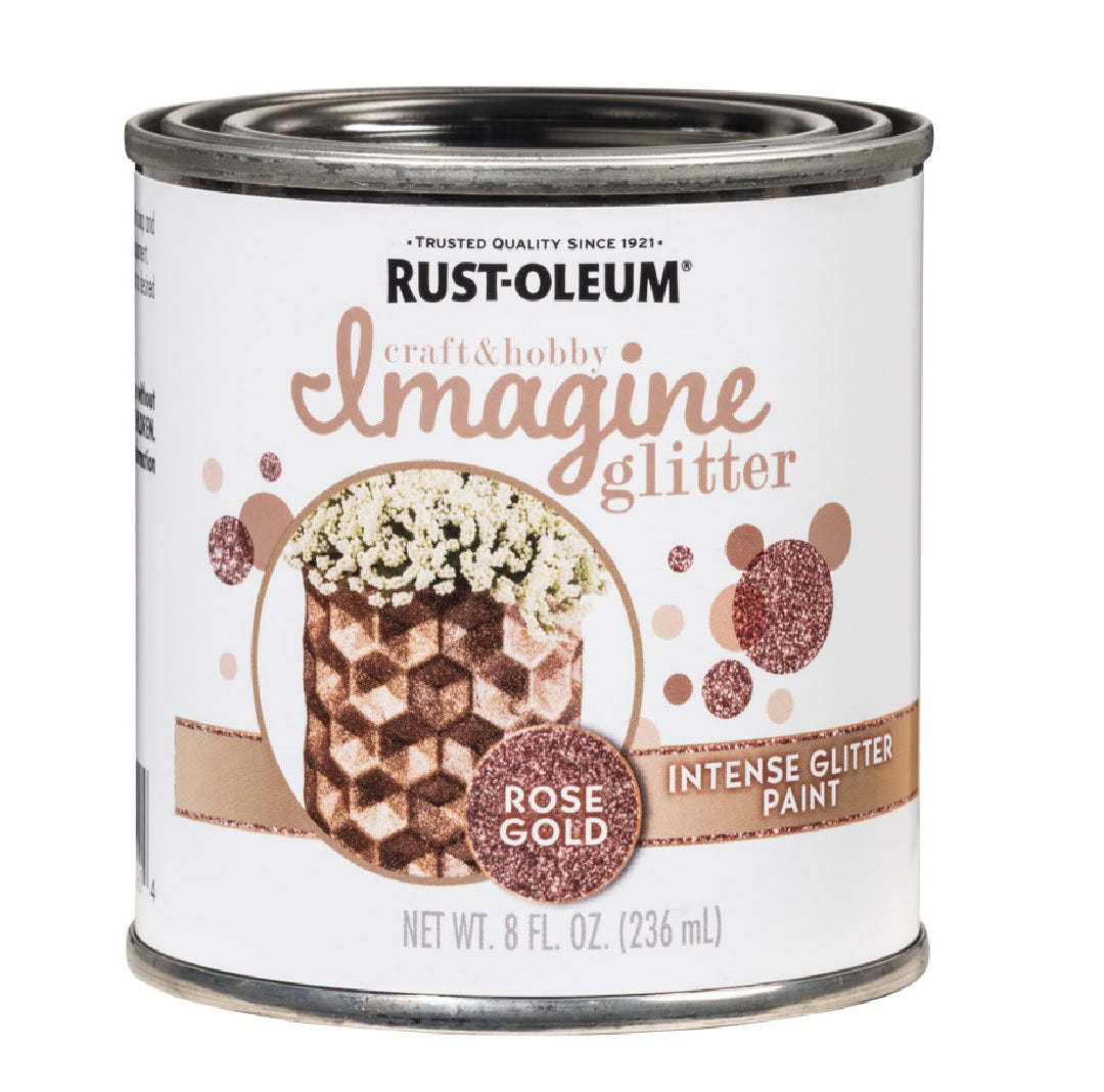 Rust-Oleum 349200 Intense Glitter Paint, Rose Gold