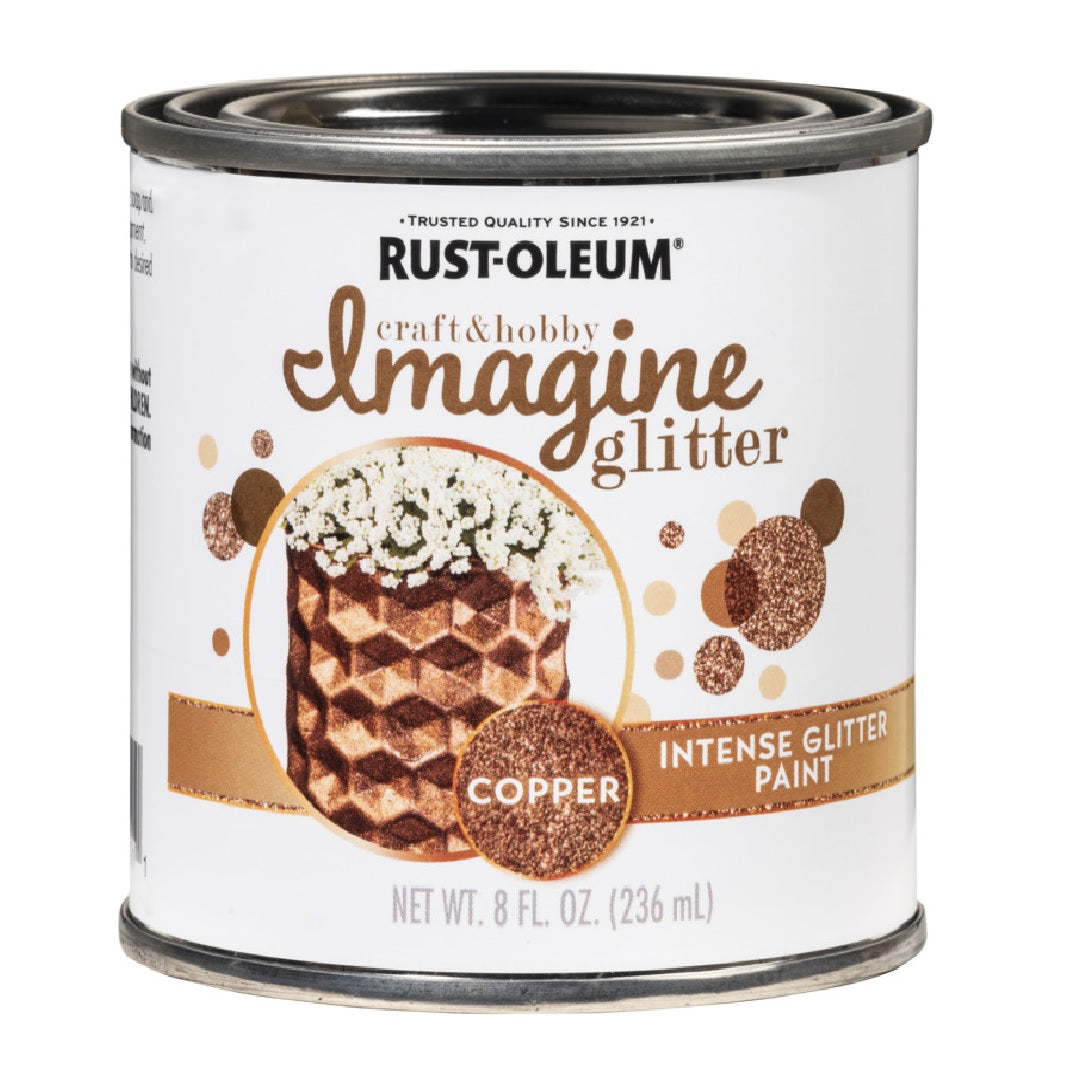 Rust-Oleum 349201 Intense Glitter Paint, Glitter Copper