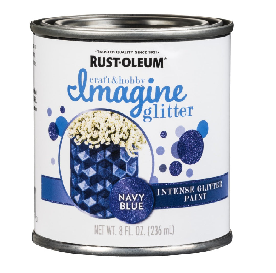 Rust-Oleum 350117 Intense Glitter Paint, Navy Blue