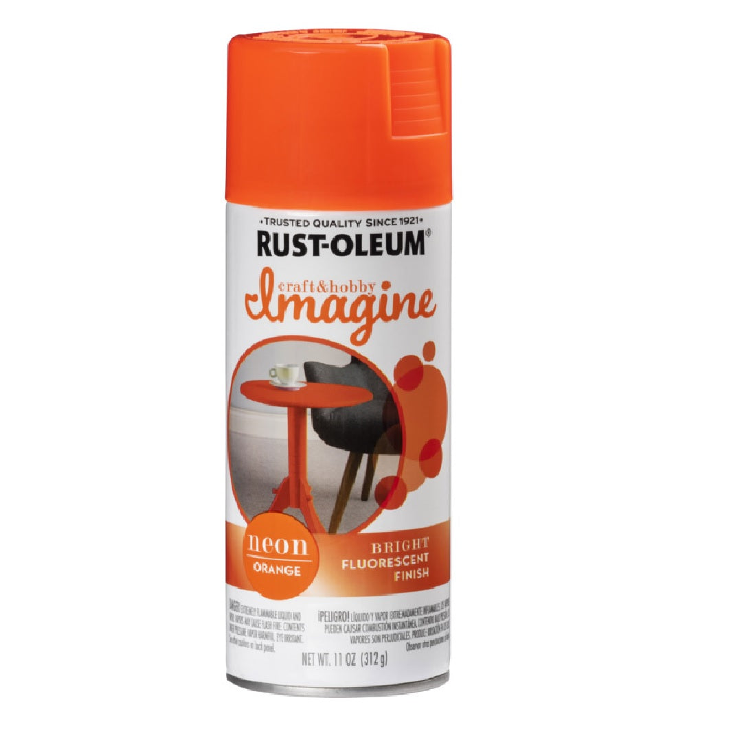 Rust-Oleum 345652 Neon Spray Paint, Orange